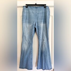 No boundries flare pull on jeans size xxxl (juniors 21)